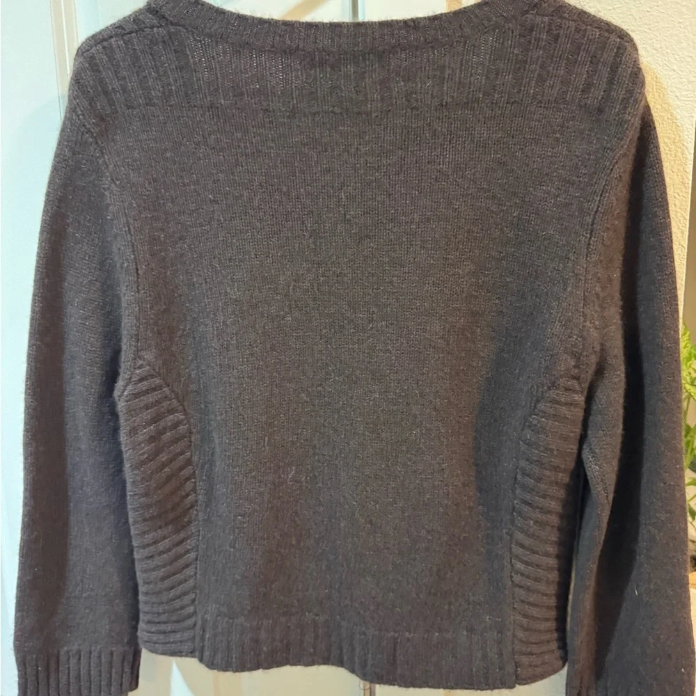 Vintage Cashmere Women's Brown Sweater - Picture 3 of 4